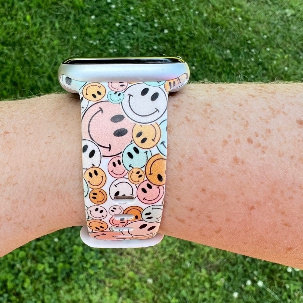 Smiley watch band compatible with Apple Watches